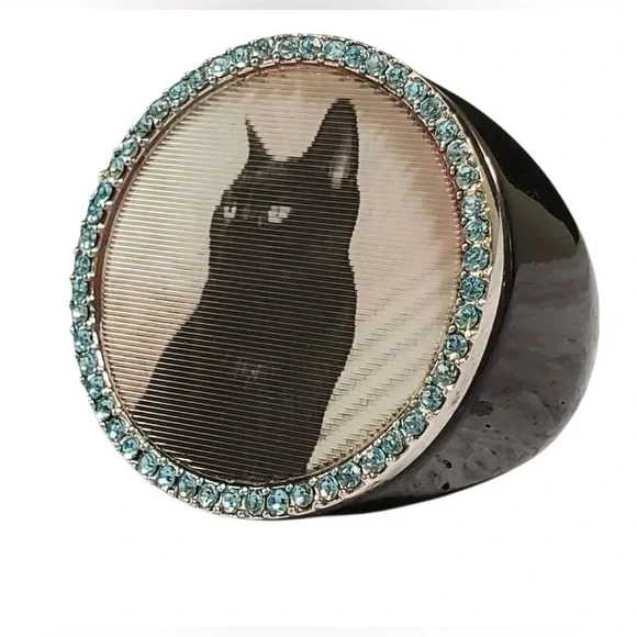 NWT Marc by Marc Jacobs Lenticular Rue Cat Statement Ring - M0002073 - Picture 1 of 10